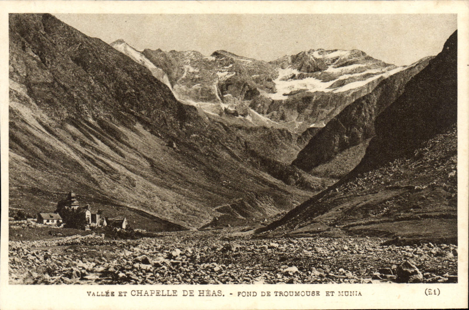 CPA Vallee Et Chapelle De Heas Fond de Troumouse et Munia