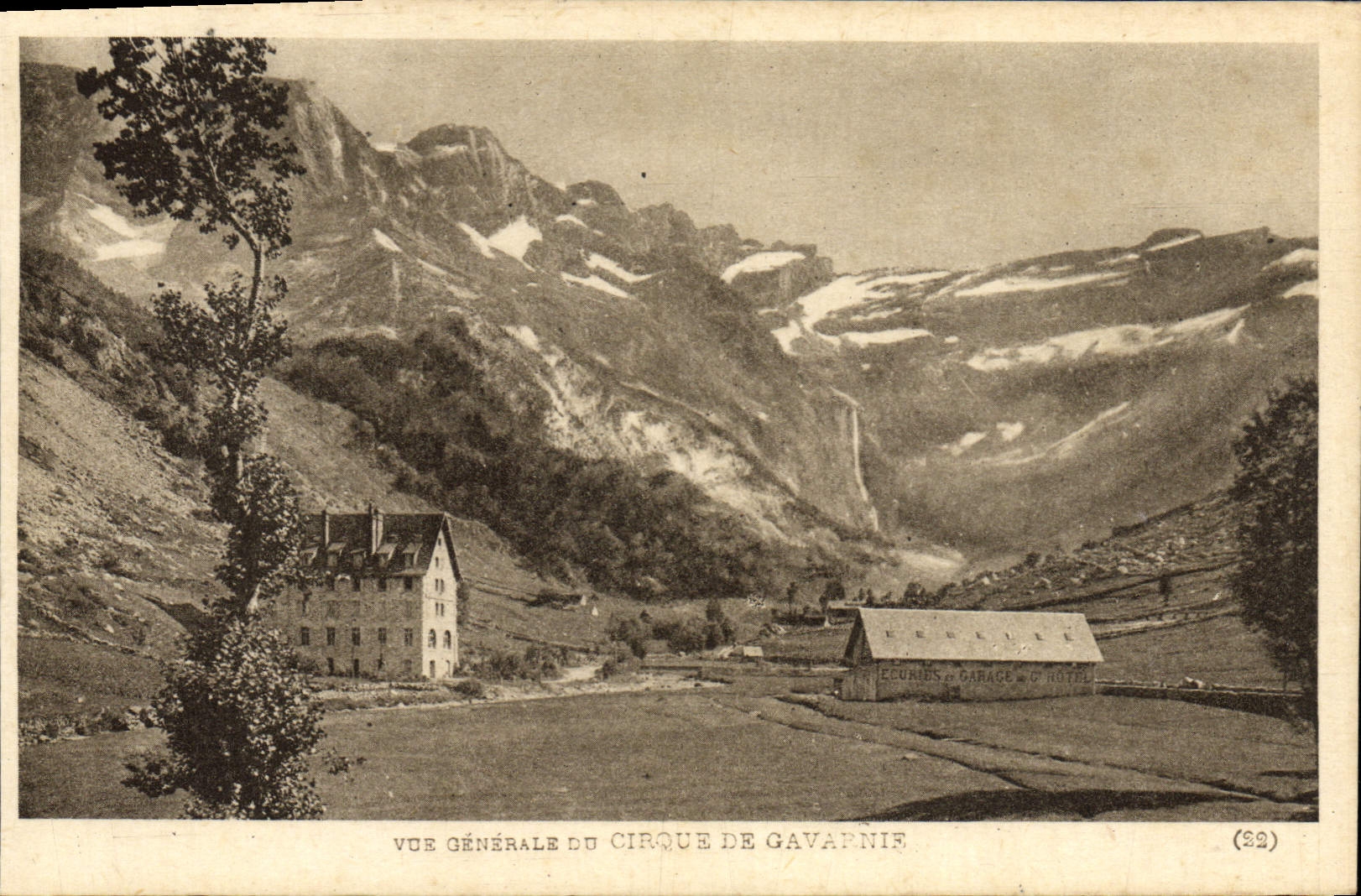VINTAGE POSTCARD View Of the Circus De Gavarnie