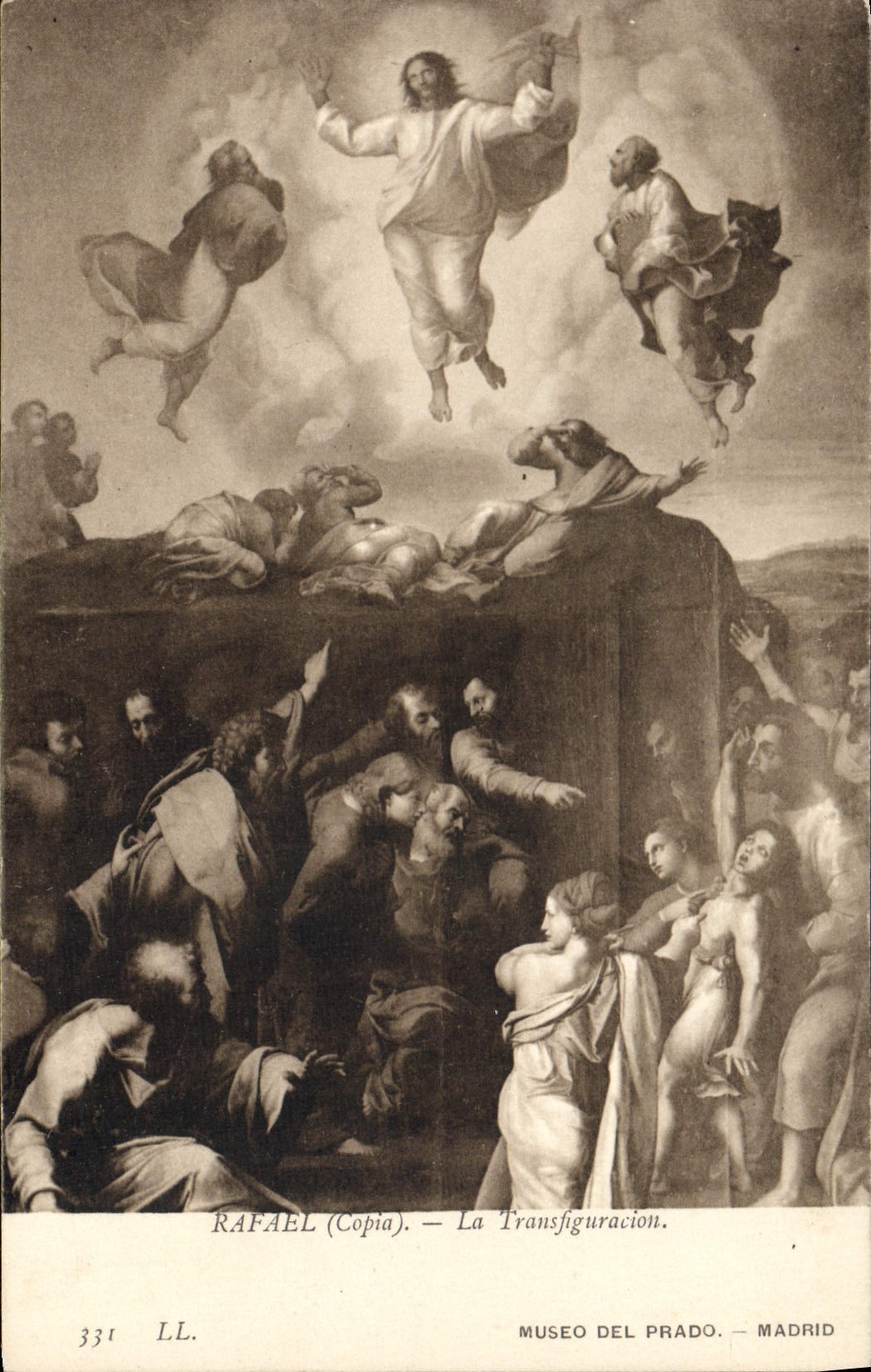 CPA Rafael La Transfiguracion Prado Madrid