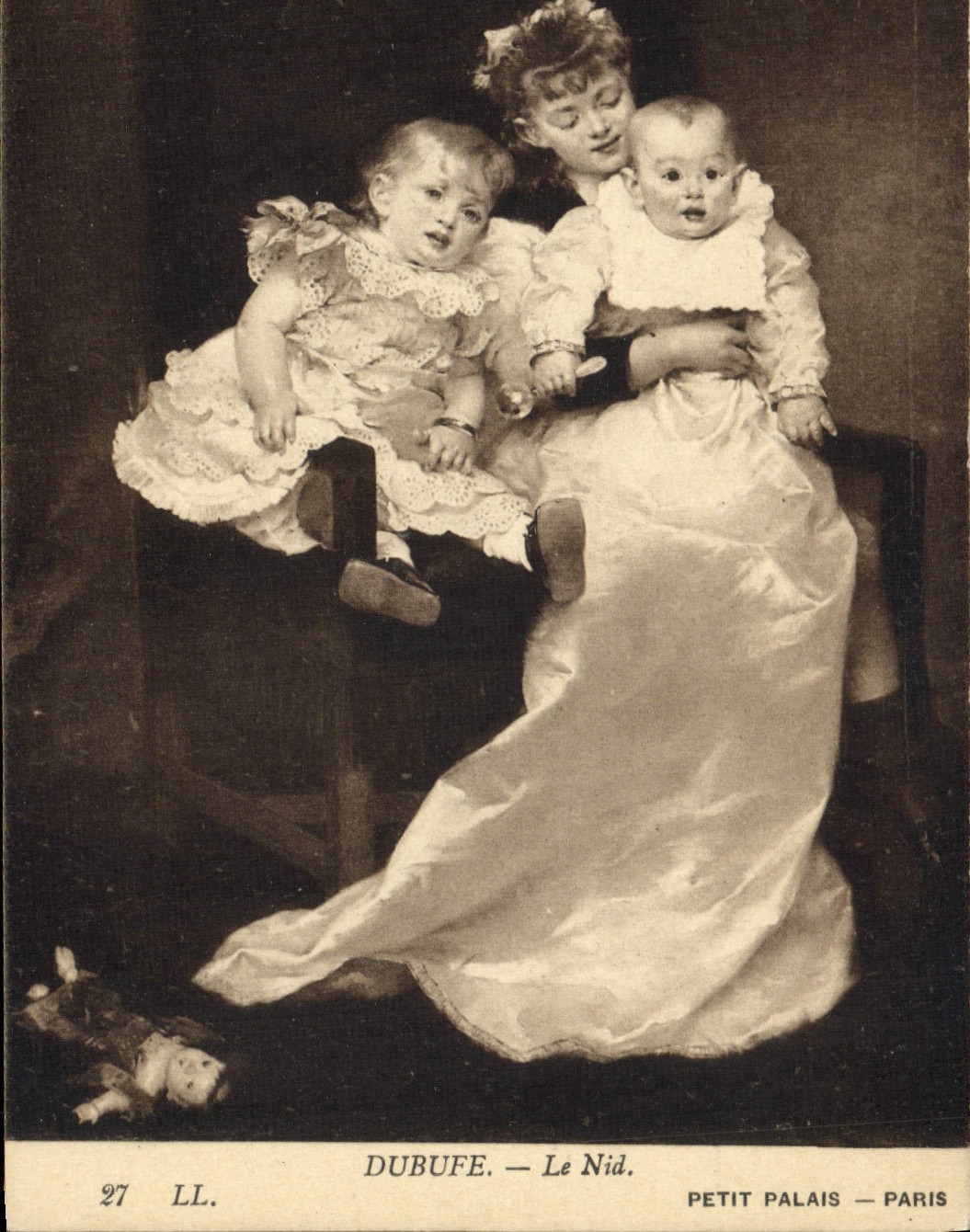 CPA Dubufe Le Nid Petit Palais Paris