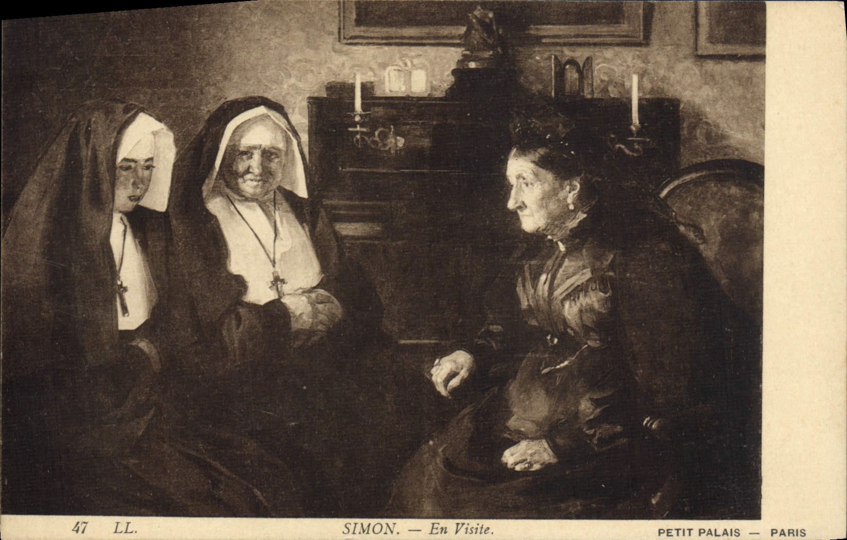 CPA Simon En Visite Palais Paris