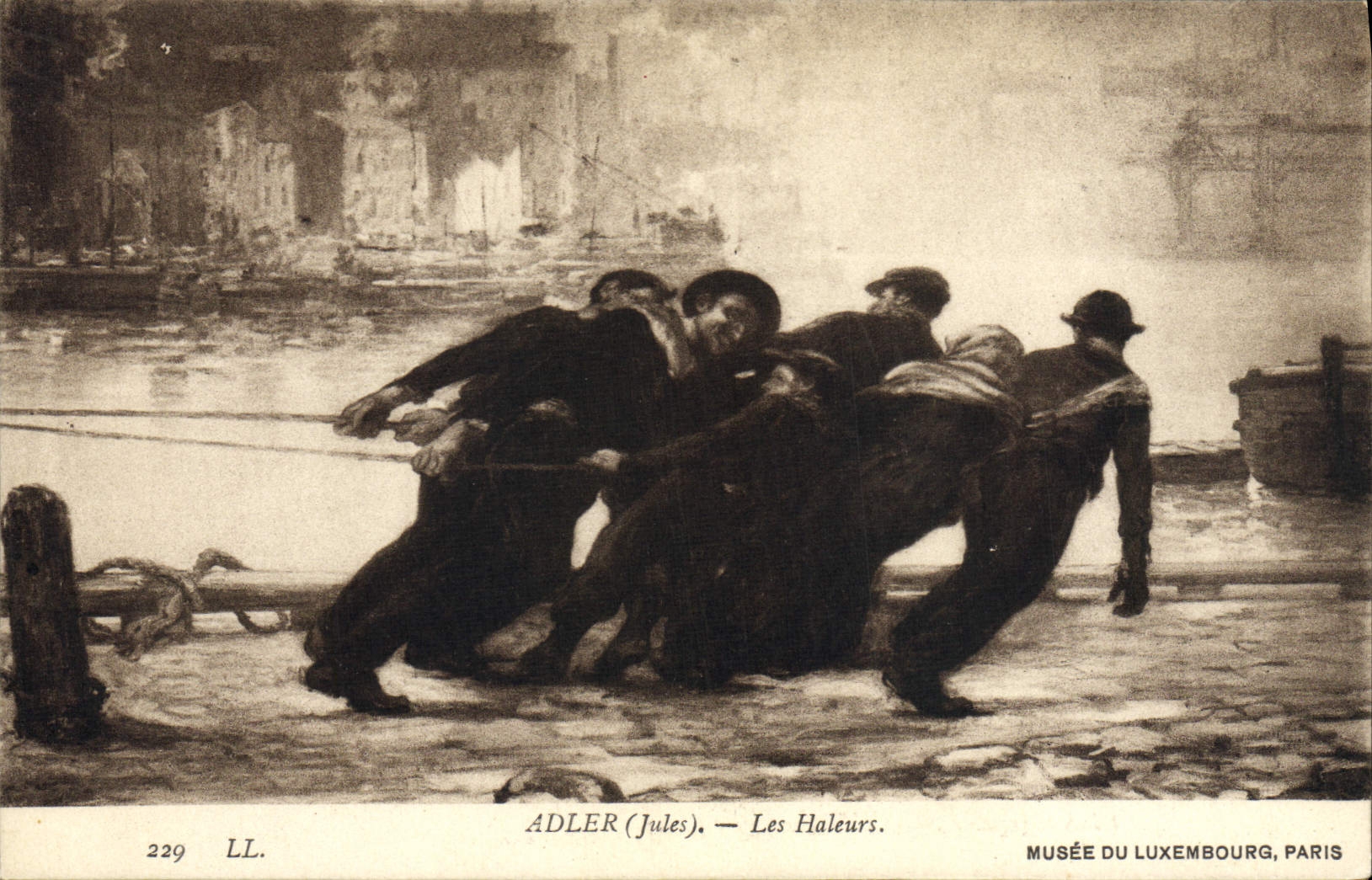 CPA Adler Les Haleurs Musee du Luxembourg Paris