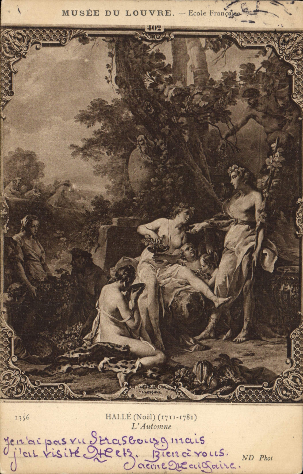 CPA Musee du Louvre Paris Halle L'automne