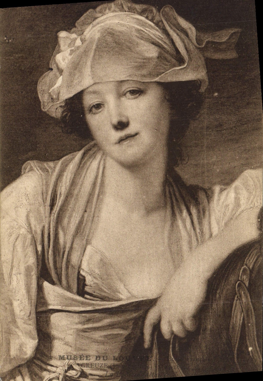 CPA Musee du Louvre Paris Greuze