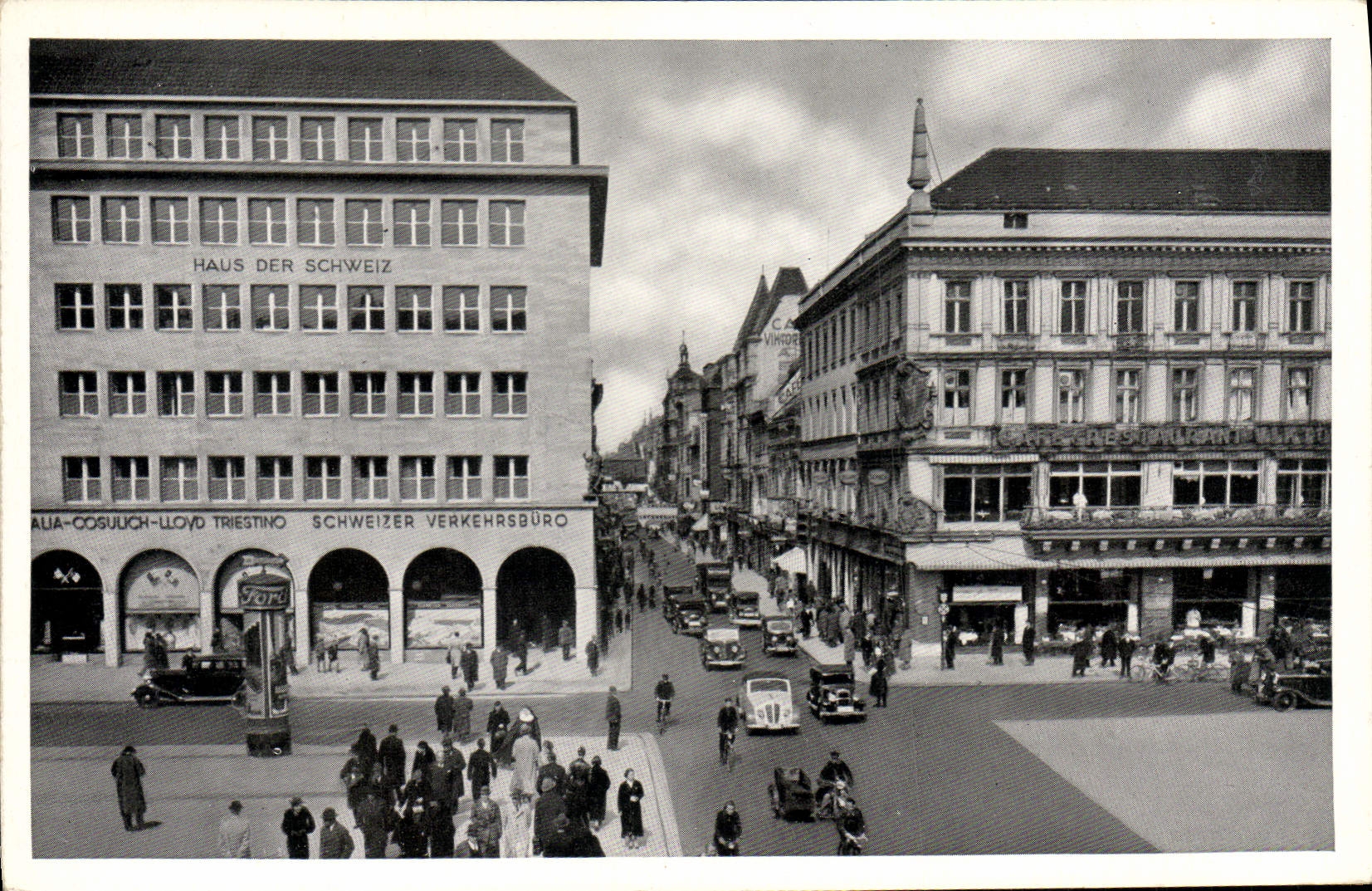CPA Berlin Unter den Linden Friedrichstr Haus der Schweiz Maison de la Suisse