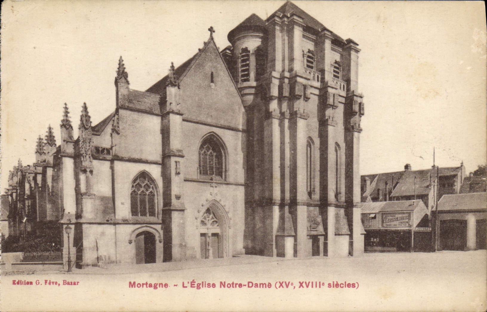 CPA Mortagne L'Eglise Notre Dame