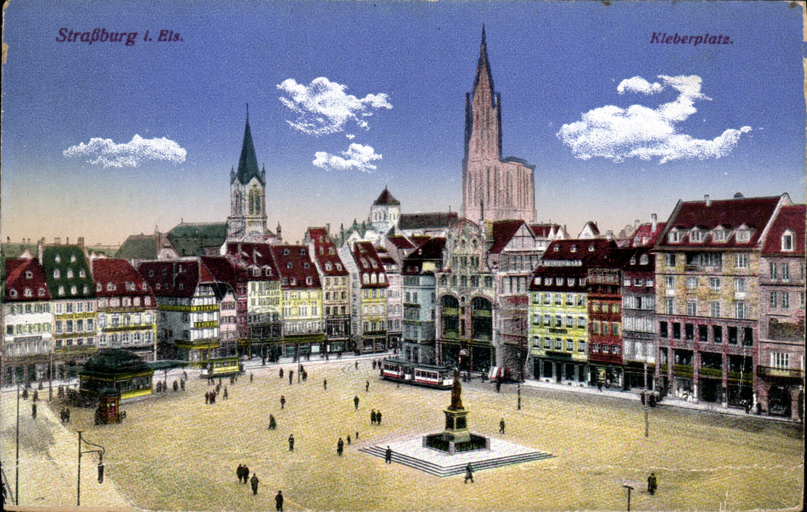 POSTAL de la VENDIMIA Estrasburgo (a)