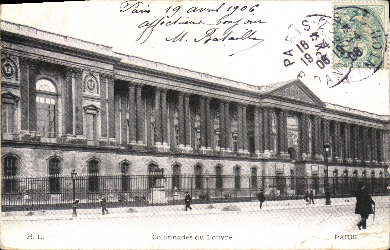 CPA Paris Colonnades Du Louvre