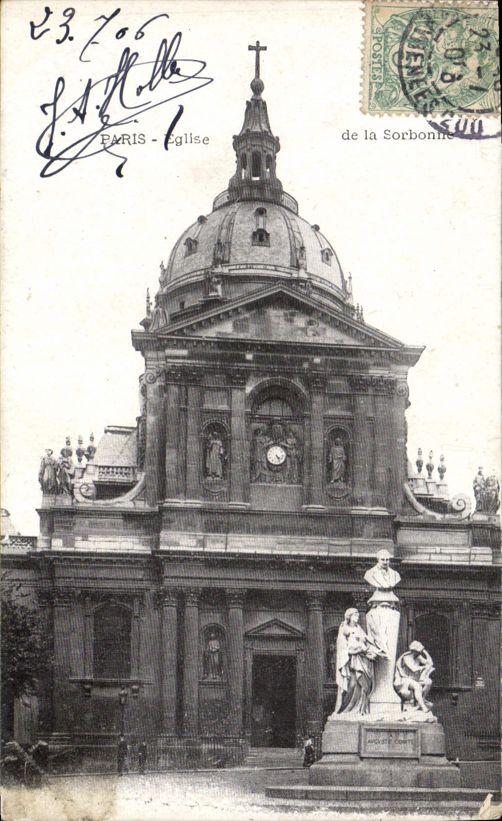 CPA Paris Eglise de la Sorbonne 