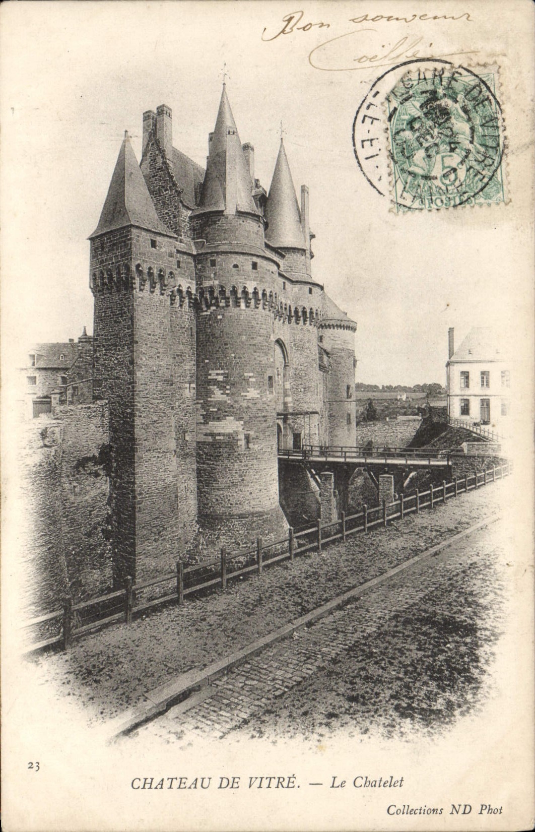 VINTAGE POSTCARD Castle Of Pane Chatelet