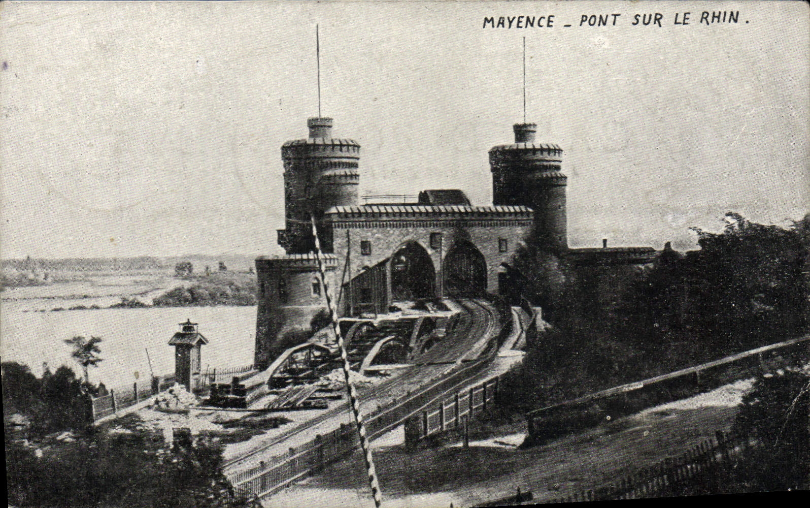 CPA Mayence Pont Sur Le Rhin