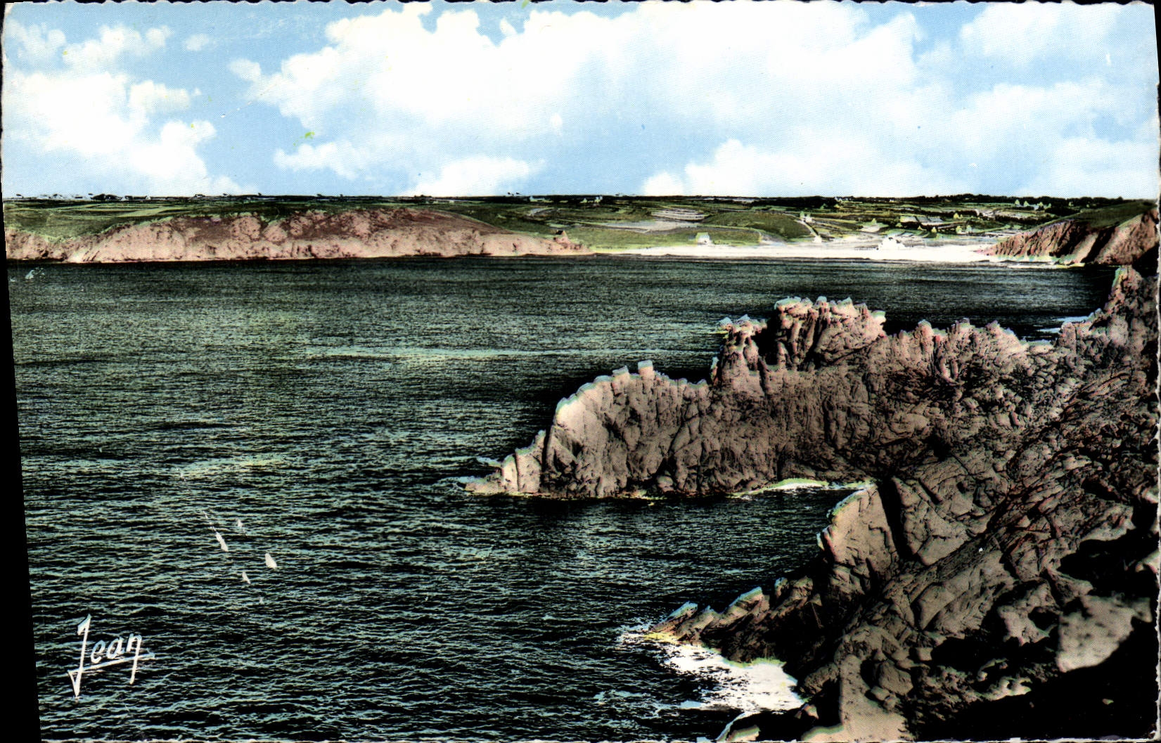 POSTAL MODERNA Bretaña Baie de la infracción