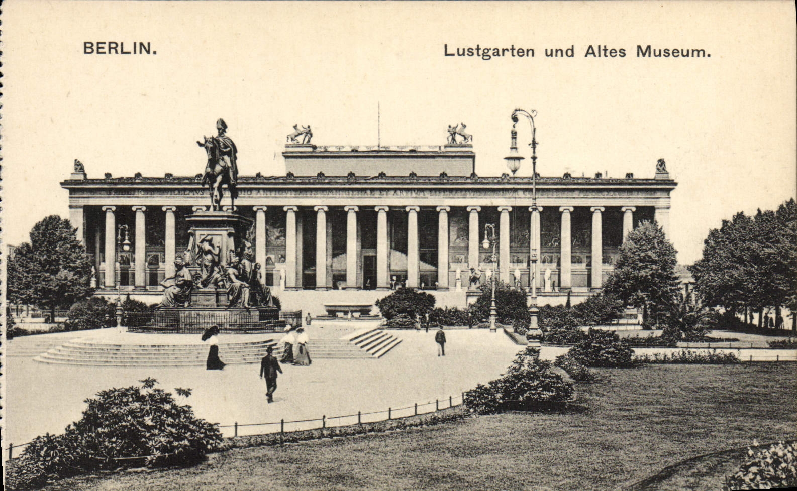 CPA Berlin Lustgarten und altes Museum