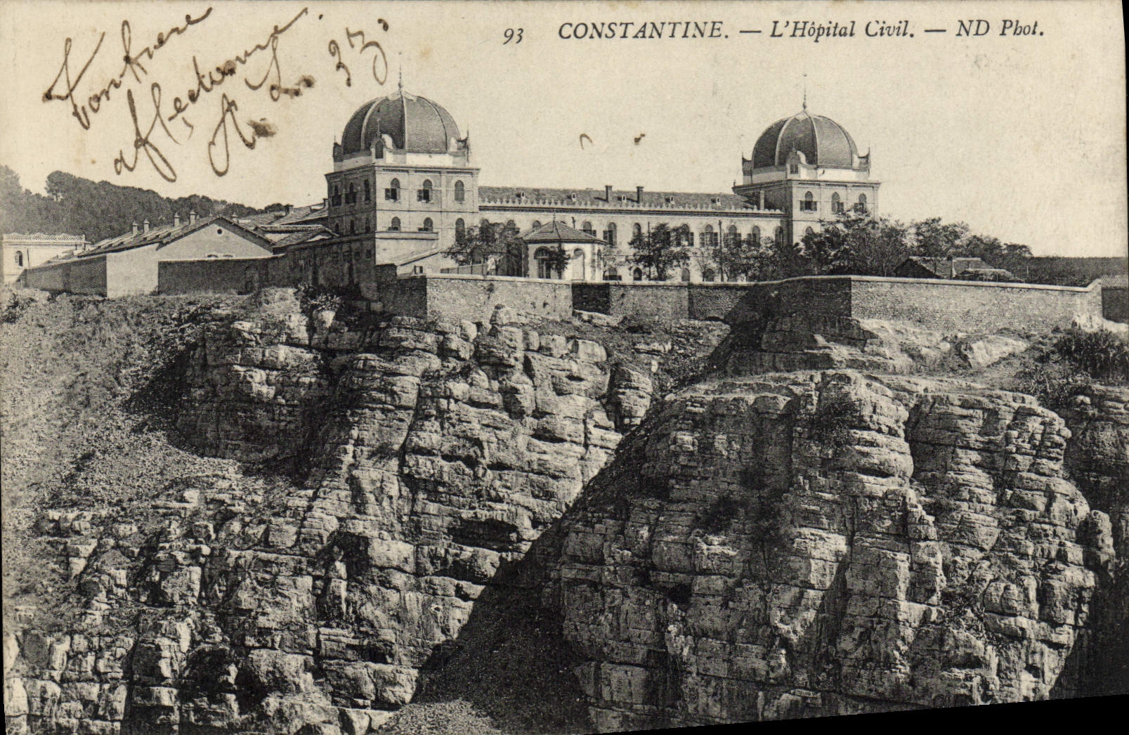 POSTAL Constantina de la VENDIMIA el hospital civil