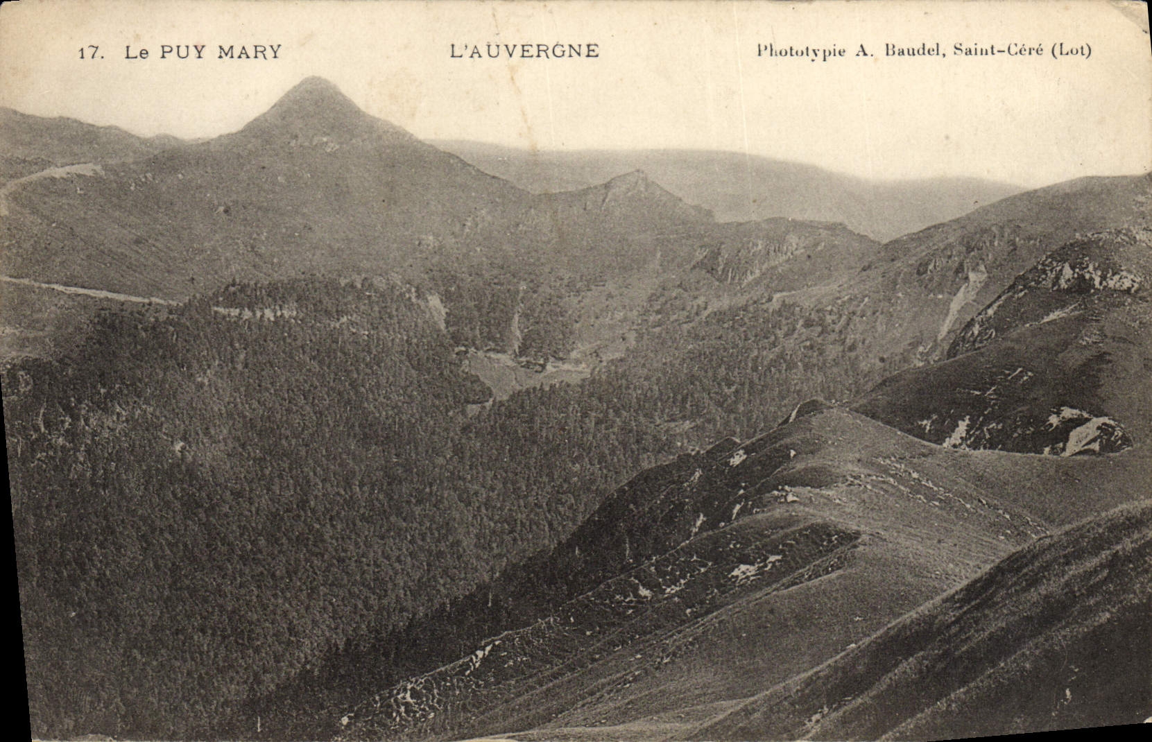 CPA L'Auvergne Le Puy Mary