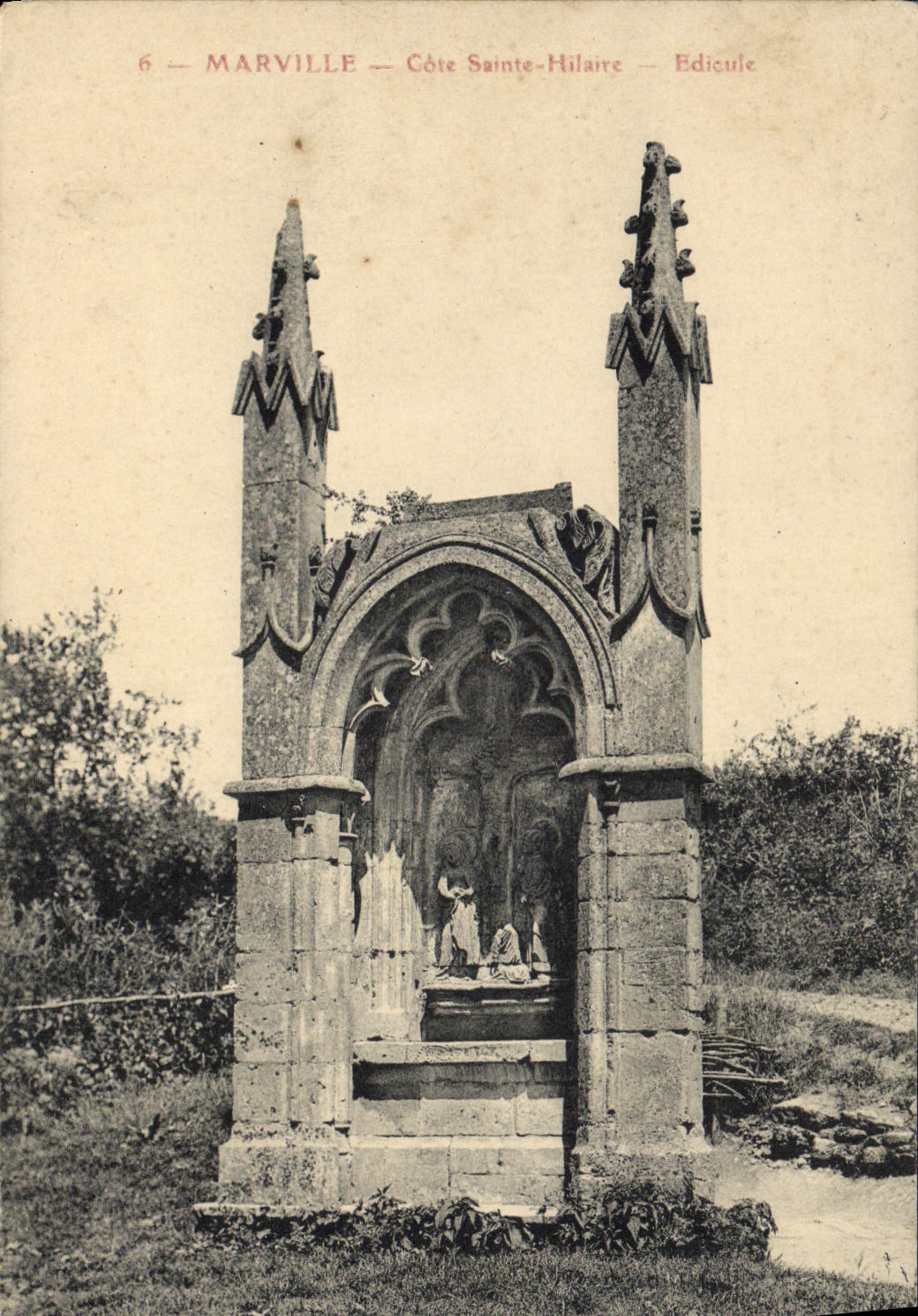 CPA Marville Cote Sainte Hilaire