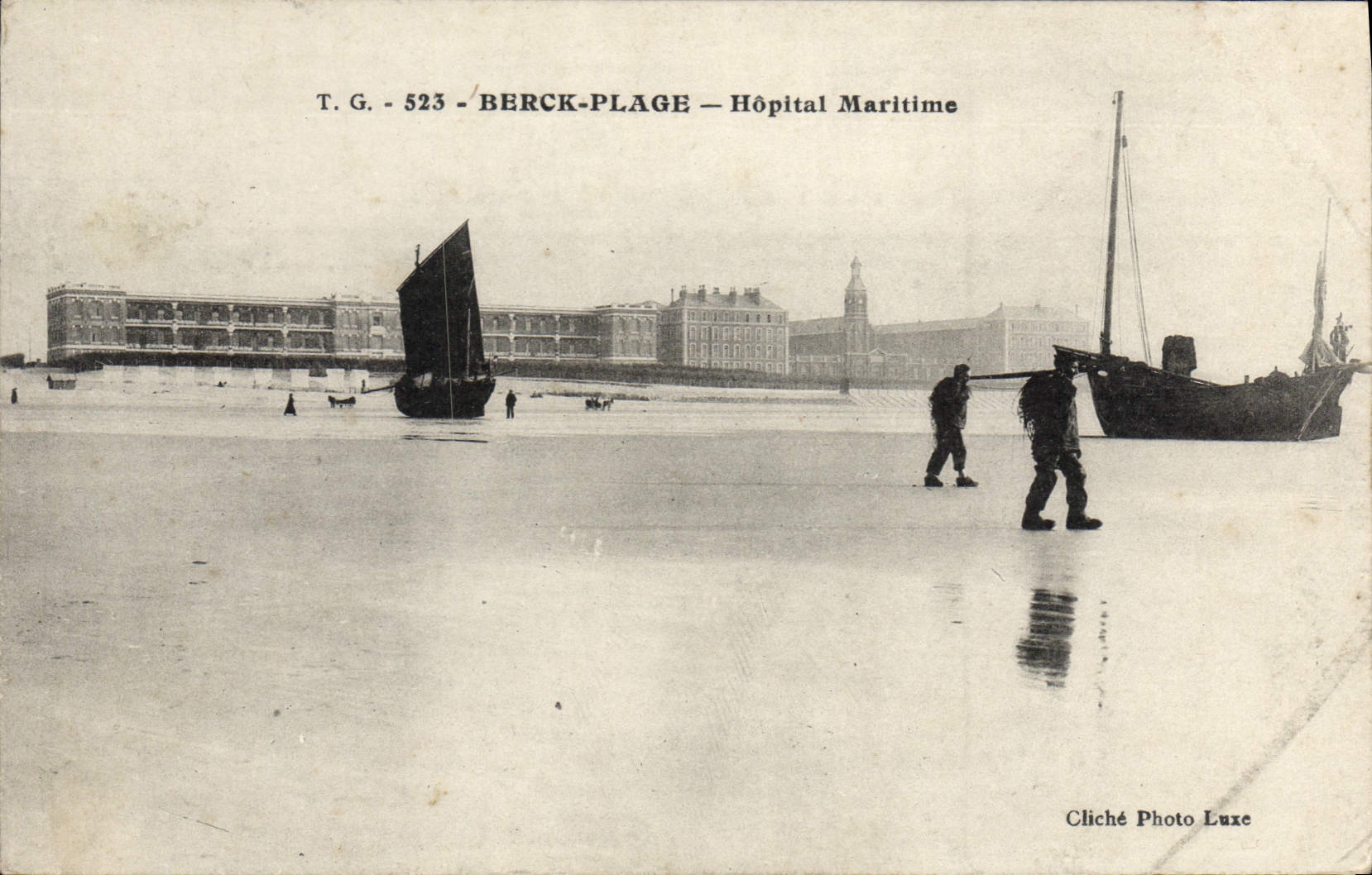 CPA Berck Plage Hopital Maritime Bateau