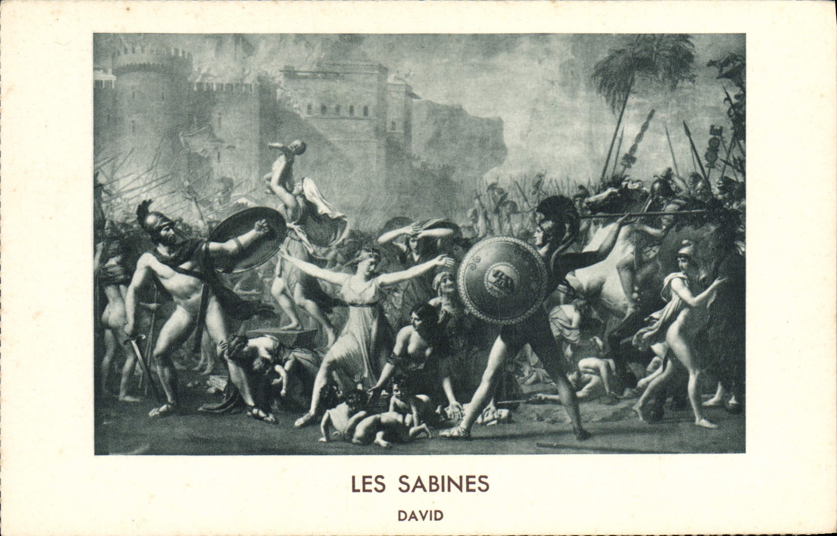 VINTAGE POSTCARD Sabines David
