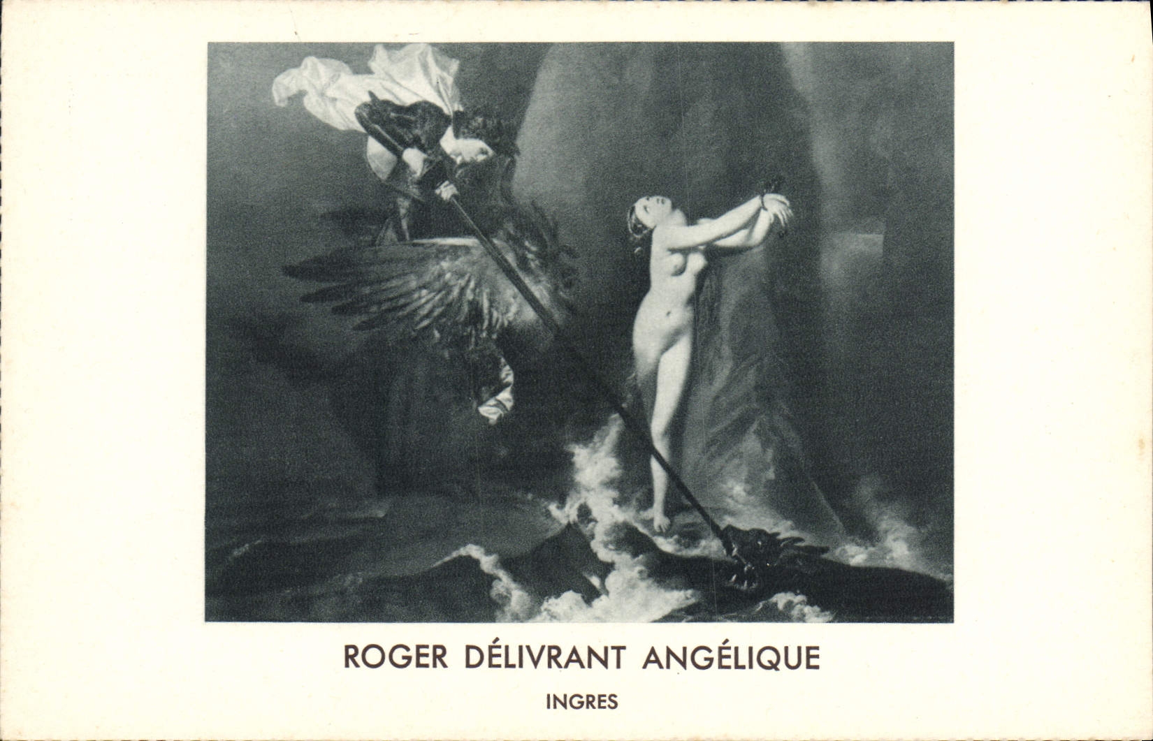 CPA Roger Delivrant Angelique Ingres
