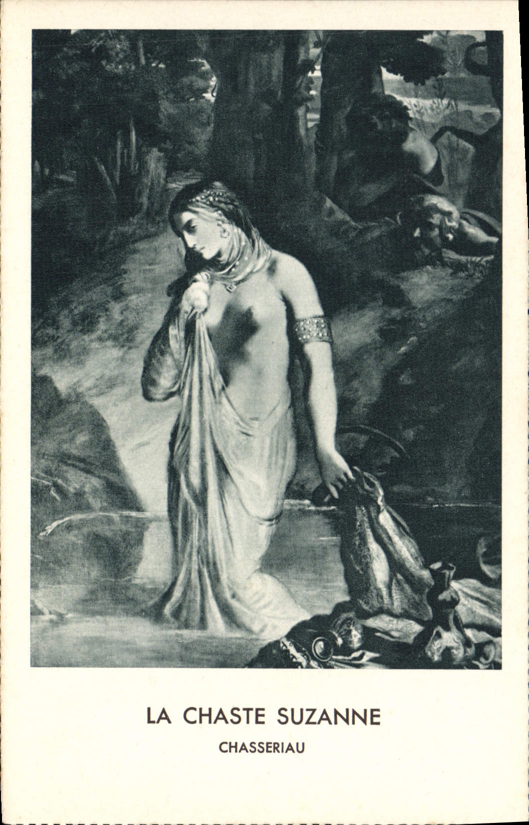 CPA La Chaste Suzanne Chasseriau