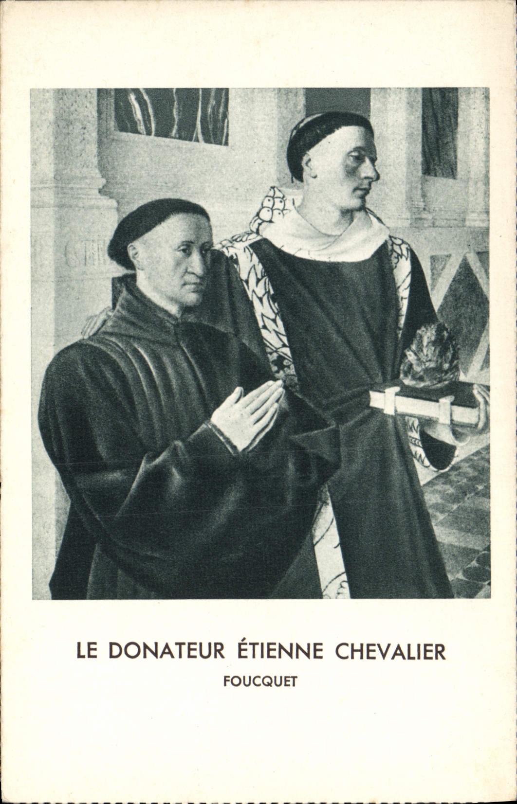 CPA Le Donateur Etienne Chevalier Foucquet