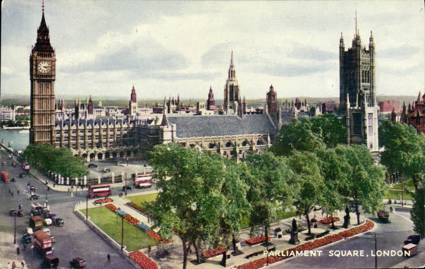 POSTAL MODERNA jardín público de Londres del parlamento