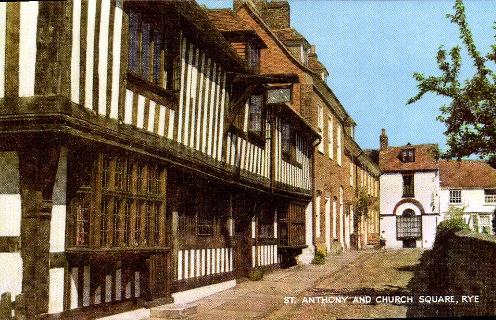 MODERN CARD St Anthony And Church Rye Public garden