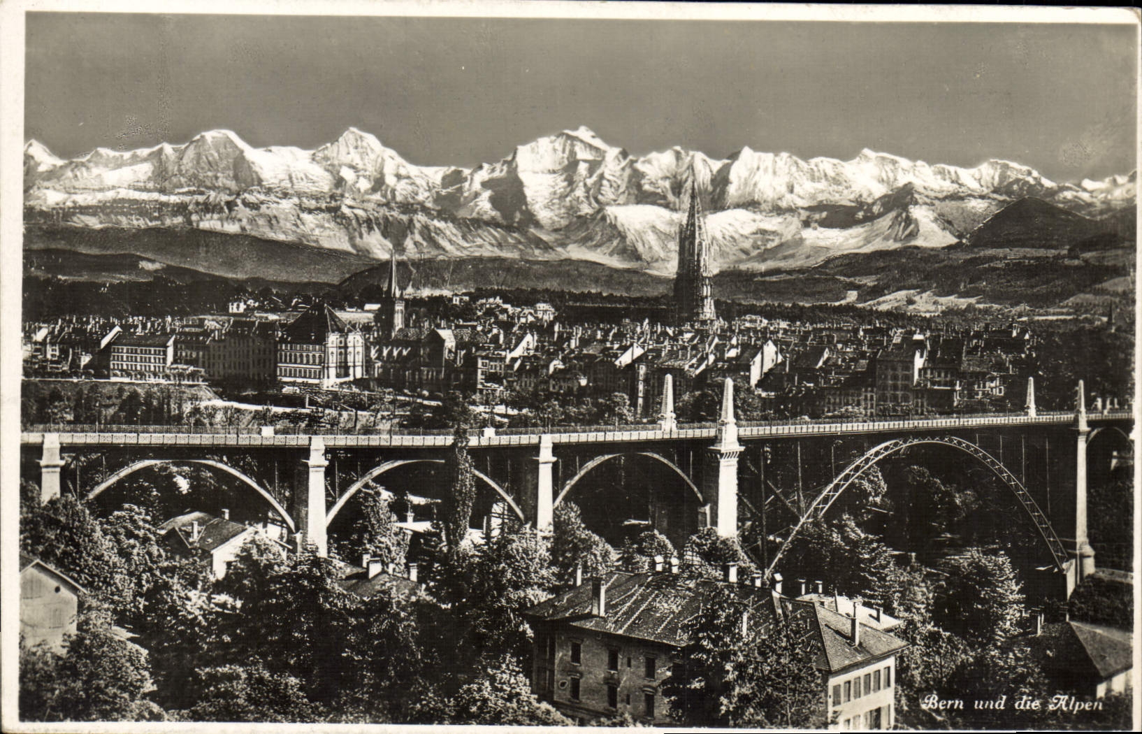 MODERN CARD Bern und die Alpen