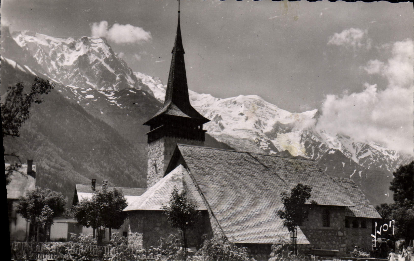 POSTAL MODERNA Chamonix Mont Blanc La Chapelle de Praz y de Mont Blanc