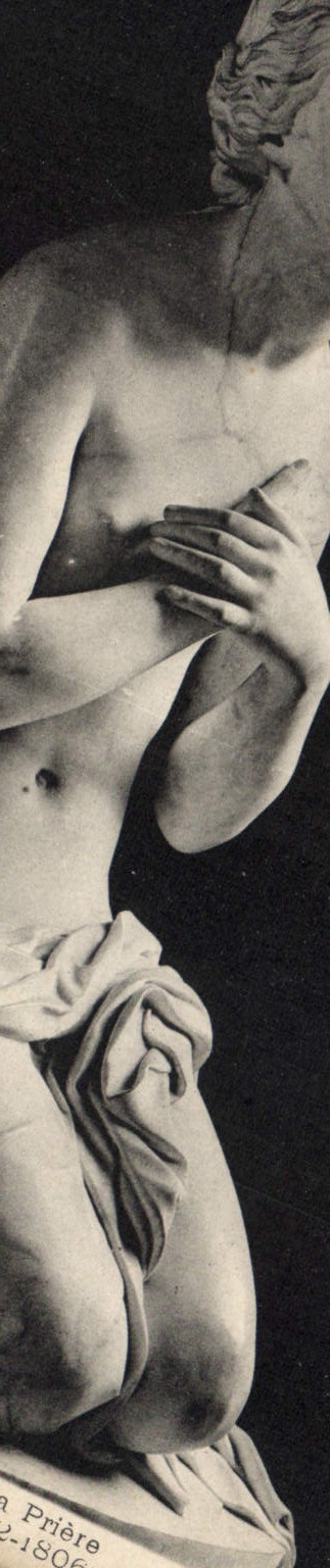 VINTAGE POSTCARD Paris Museum of Louvre the prayer Jean Louis Nicolas Jaley