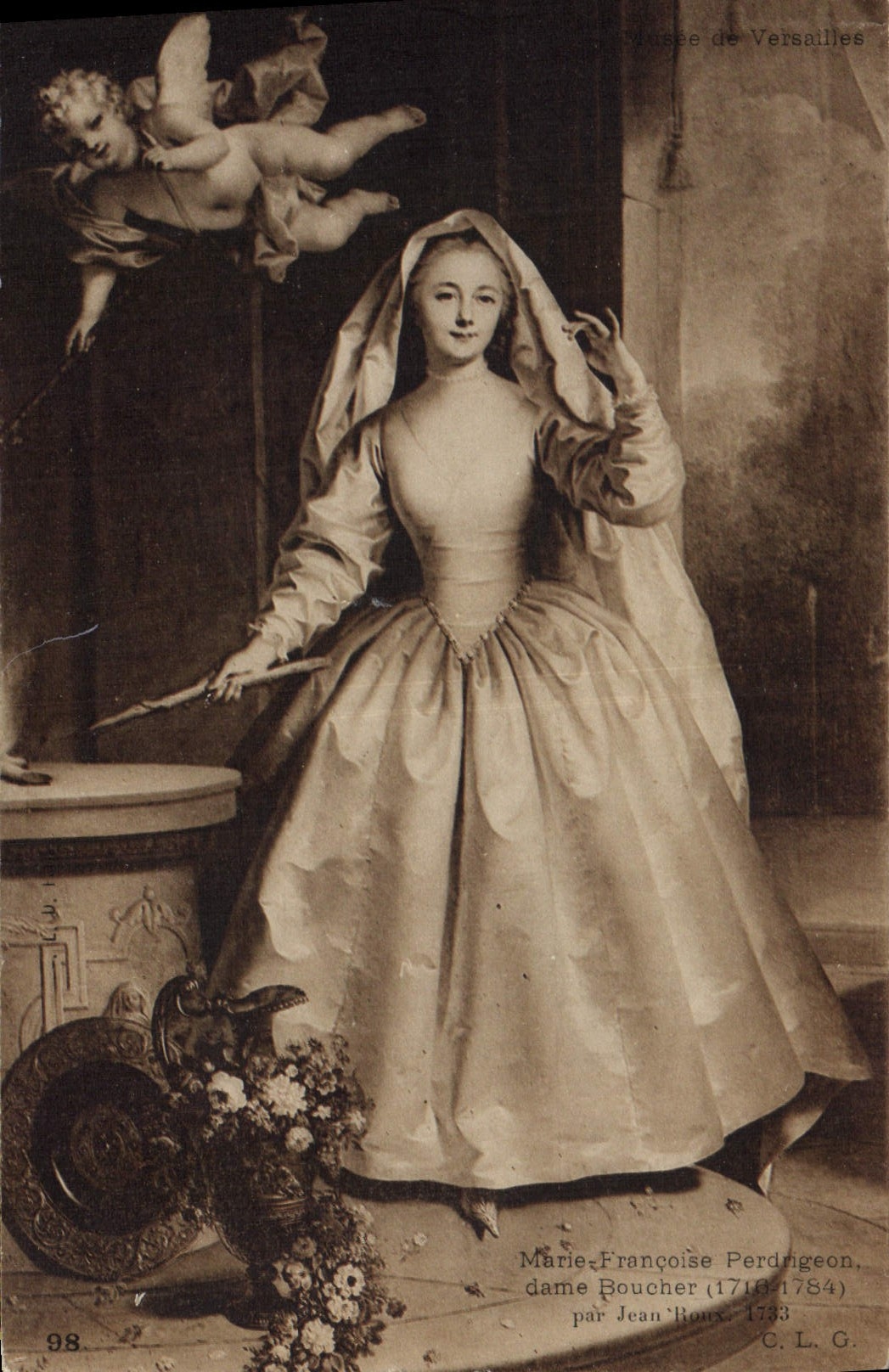 CPA Marle Francois Perdrigeon Dame Boucher