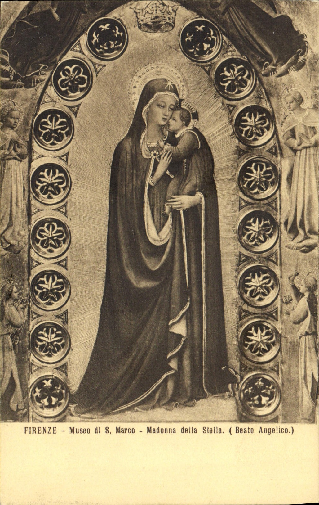 CPA Firenze Musee Marco Madonna Della Stella Beato Angelico