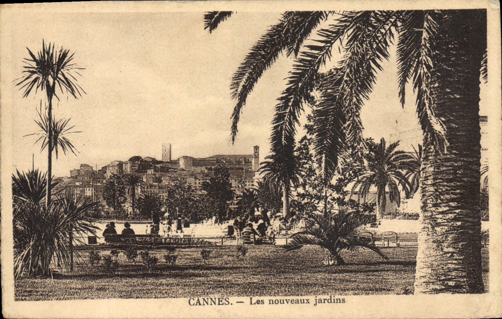 CPA Cannes Les Nouveaux Jardins