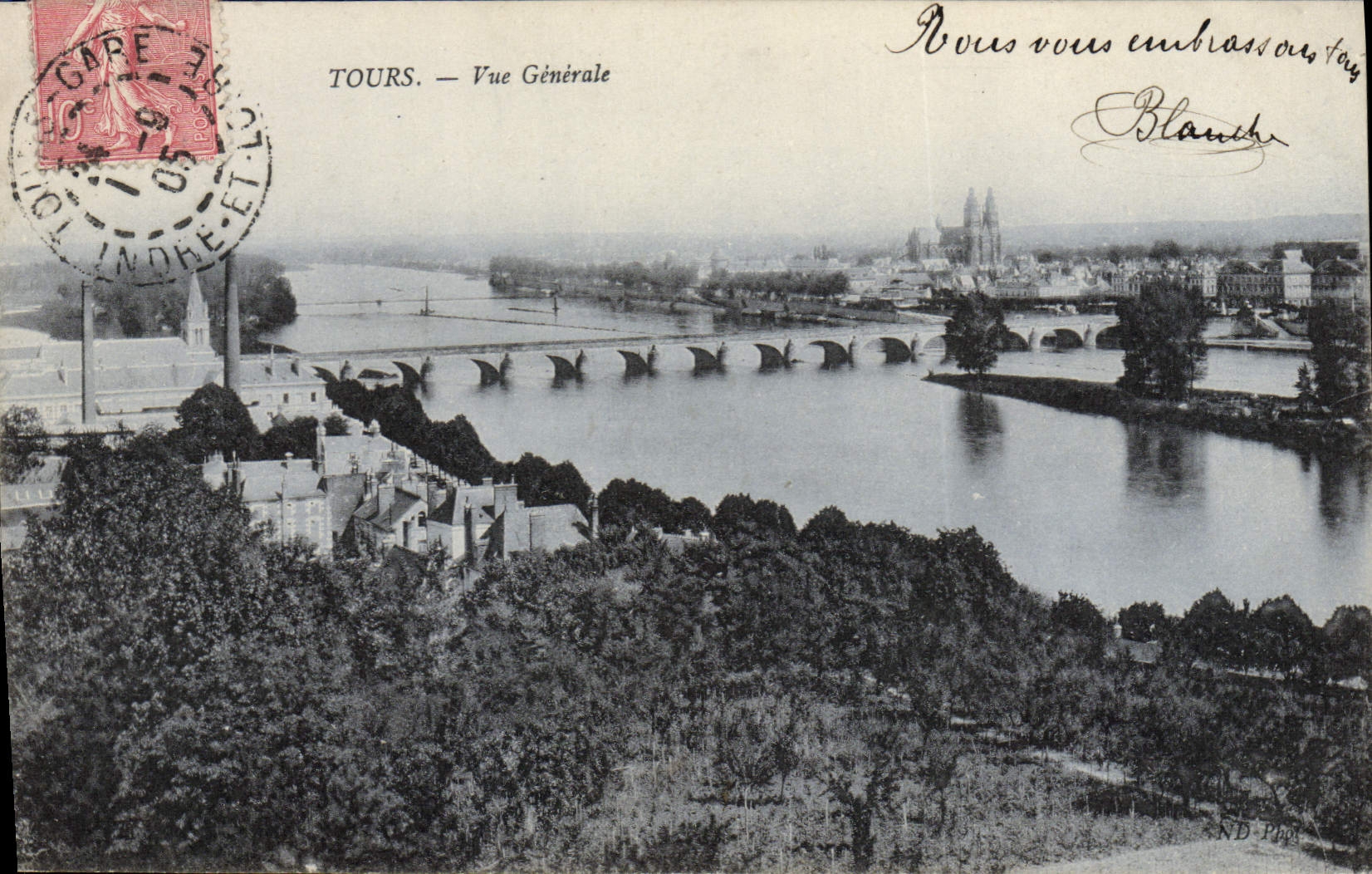 CPA Tours Vue Generale