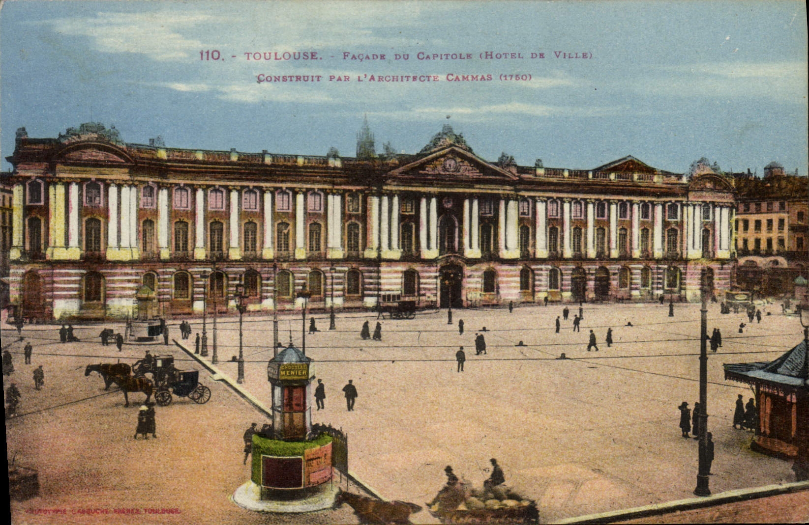 CPA Toulouse Facade Du Capitile L'Hotel De Ville