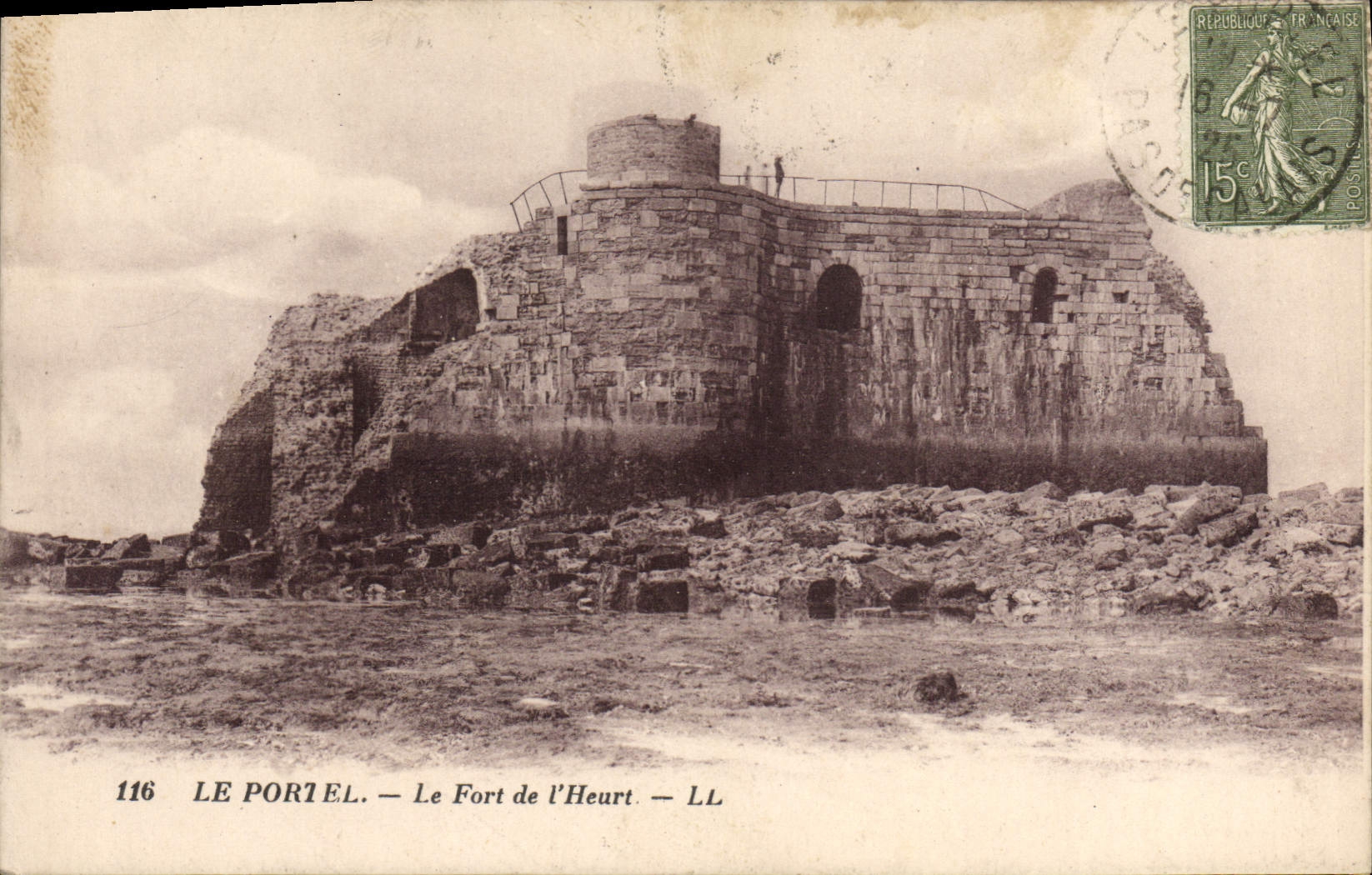 POSTAL Portel de la VENDIMIA Fort del choque