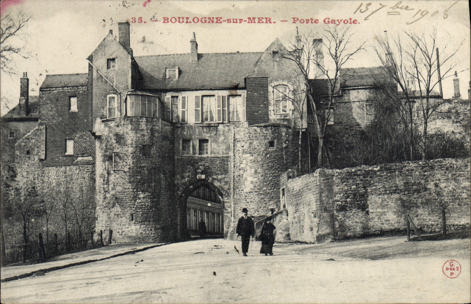 CPA Boulogne Sur Mer Porte Gayole