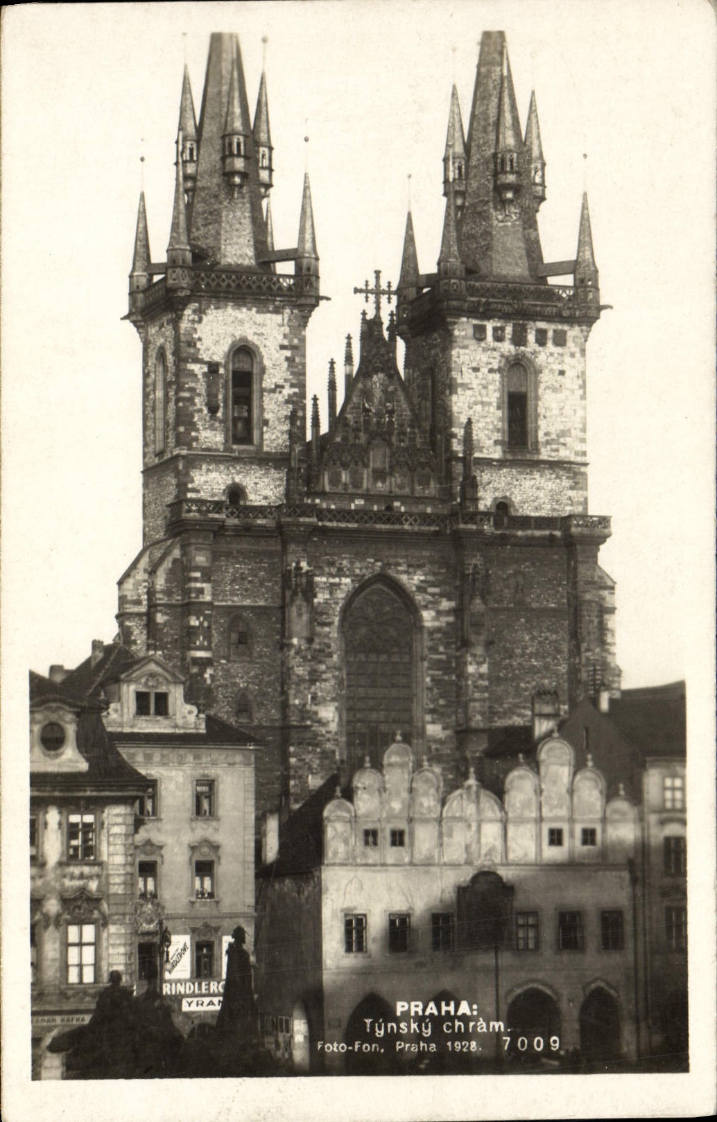 POSTAL Praga Tynsky Chram de la VENDIMIA