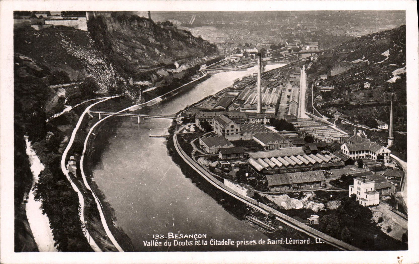 CPM Besancon Vallee Du Doubs Et la Citadelle Prises De Saint Leonard