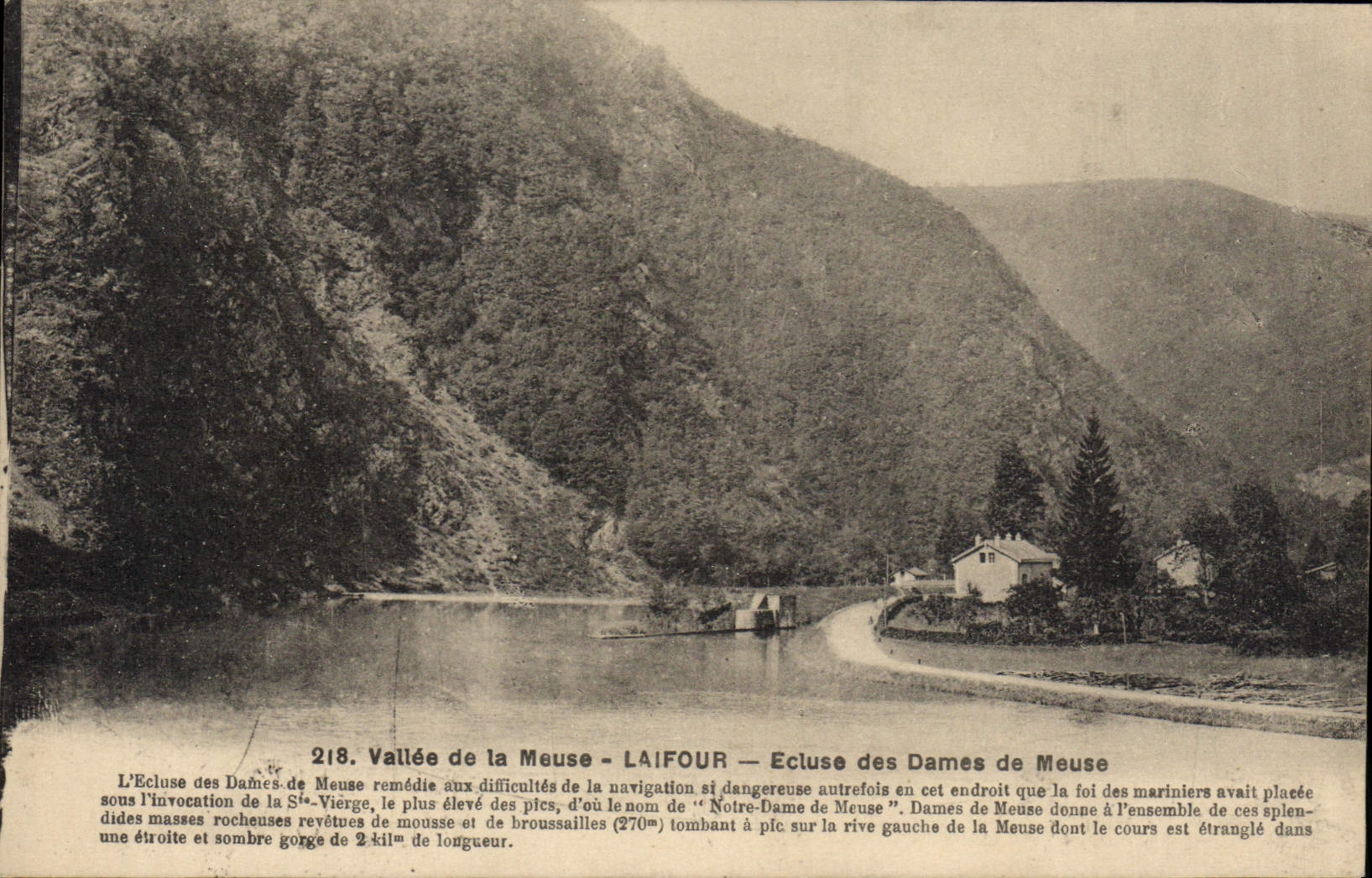 CPA Vallee De La Meuse Laifour Ecluse Des Dames De Meuse