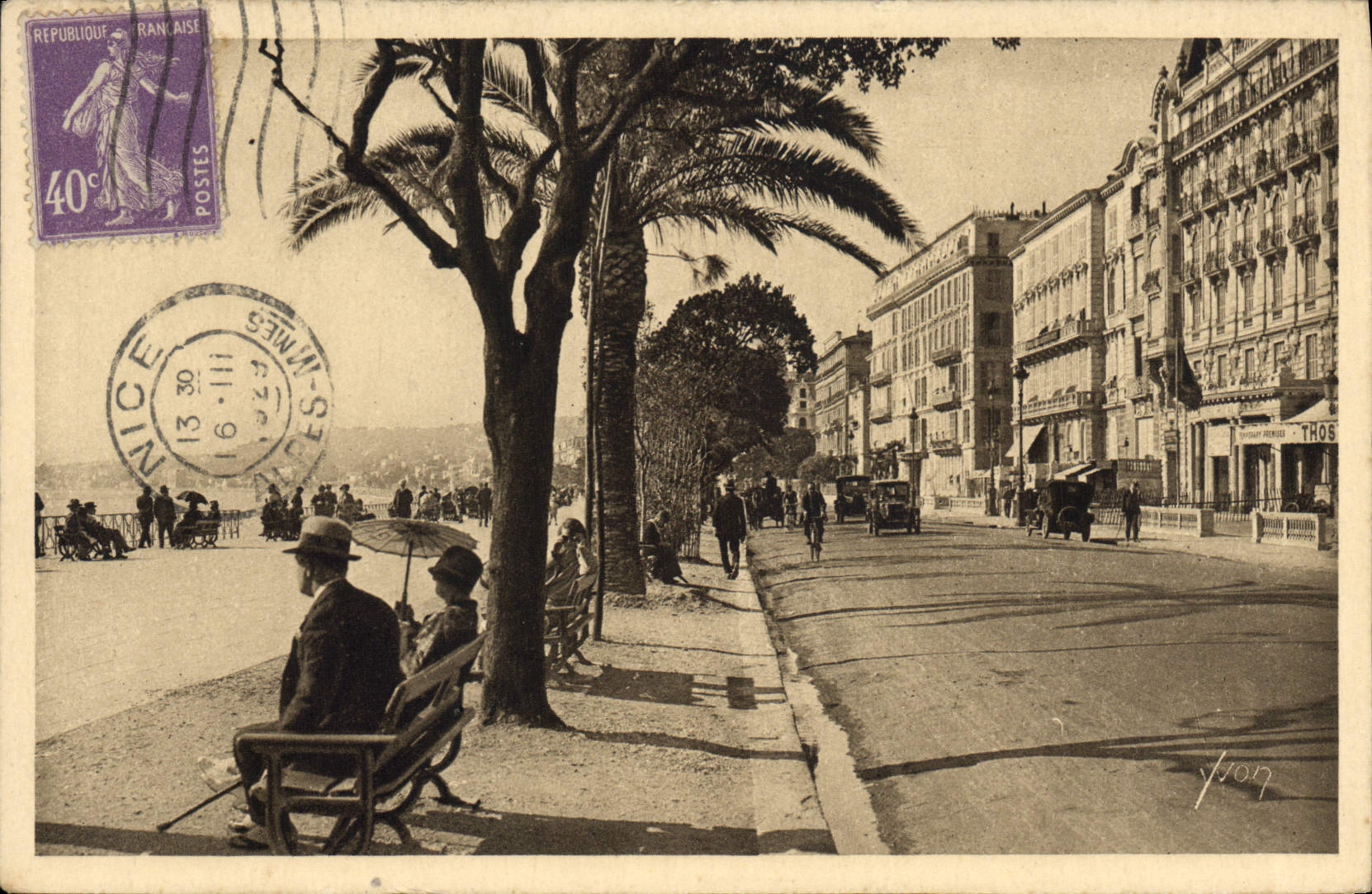 CPA Nice Promenade des Anglais