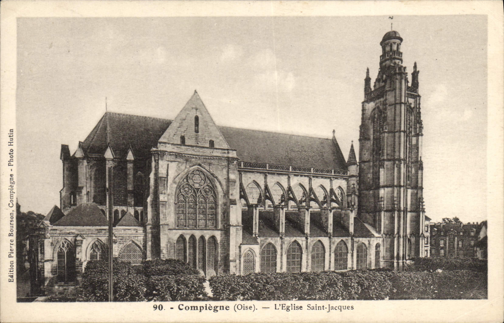 CPA Compiegne L'Eglise Saint Jacques