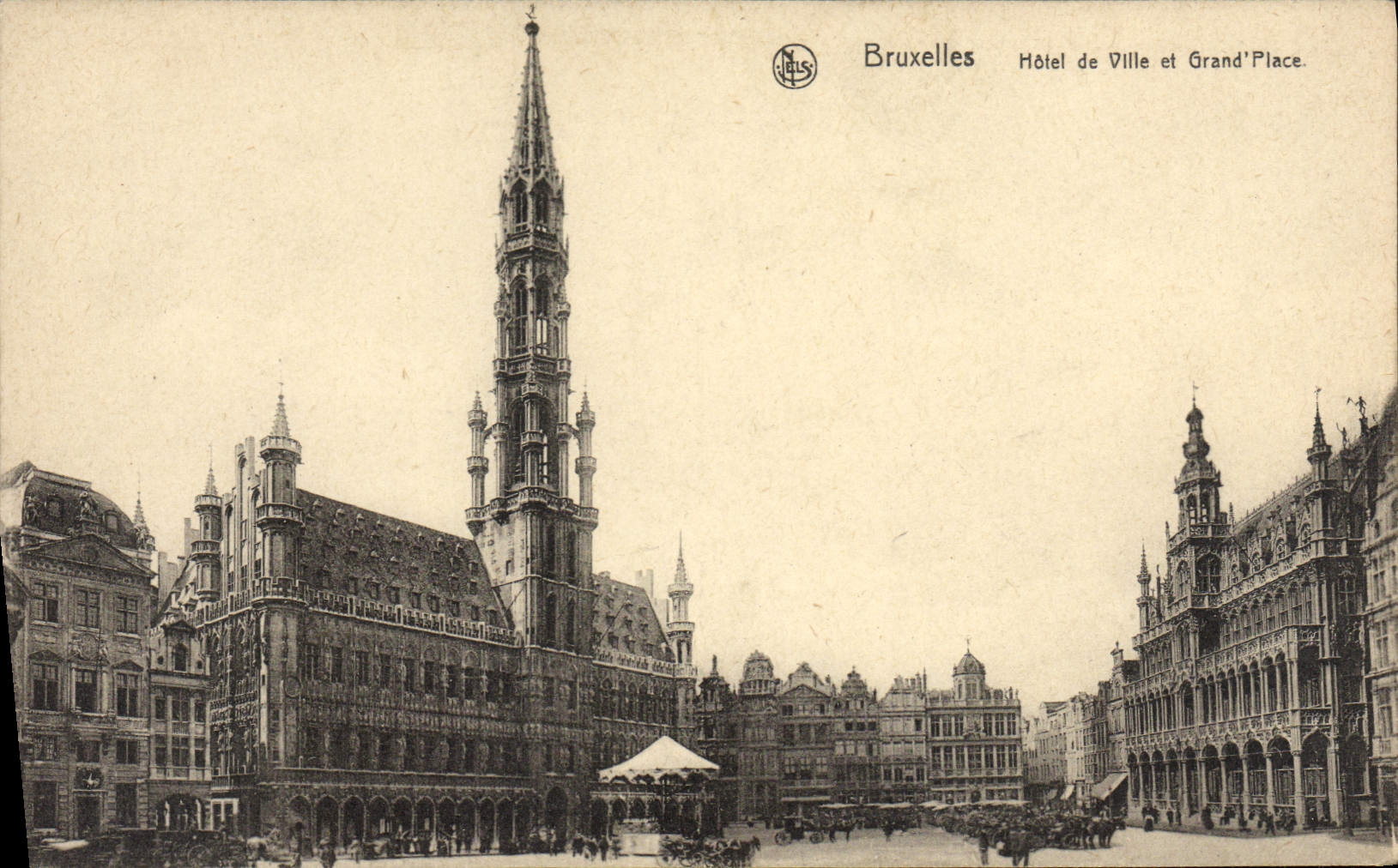 CPA Bruxelles Hotel De Ville Et Grand Place