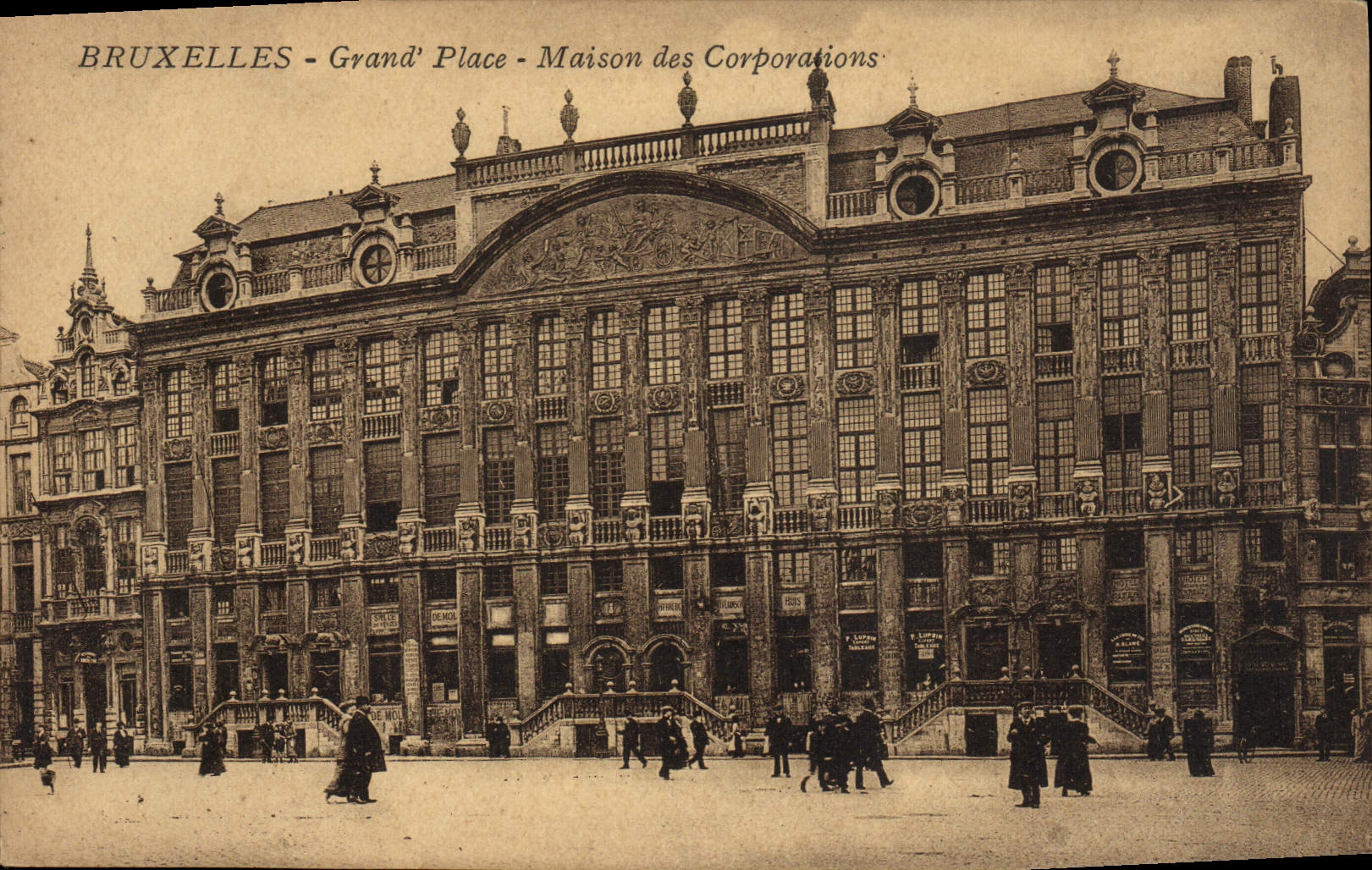 CPA Bruxelles Grand Place Maison Des Corporations