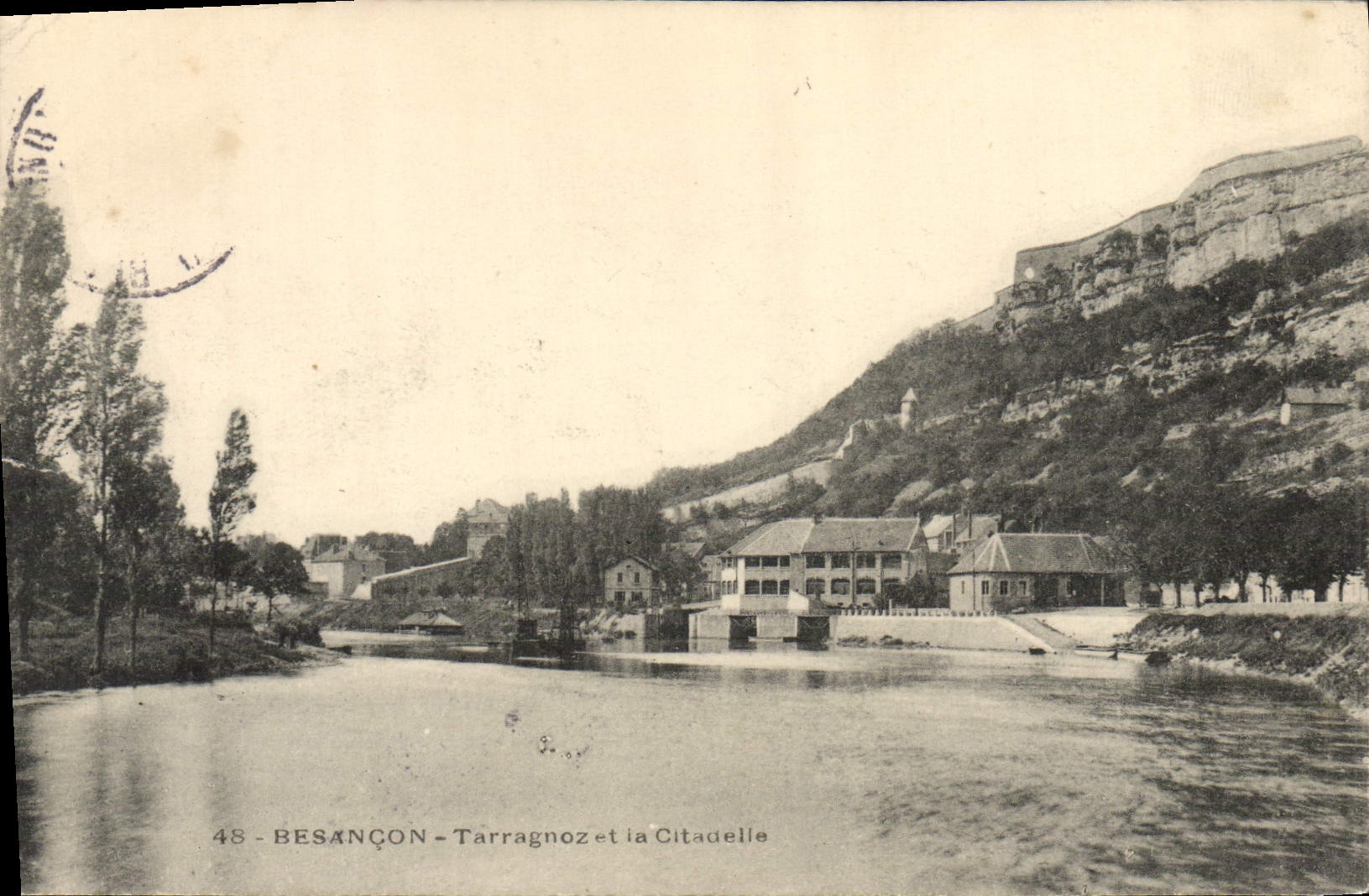 CPA Besancon Tarragnoz Et La Citadelle