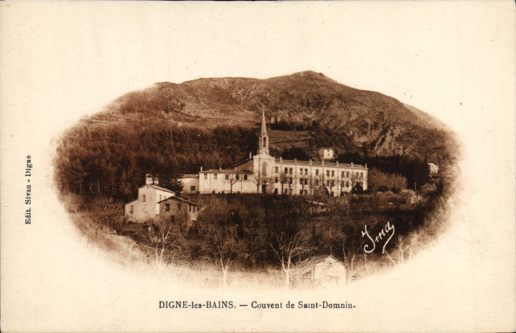 CPA Digne Les Bains Couvent De Saint Domain