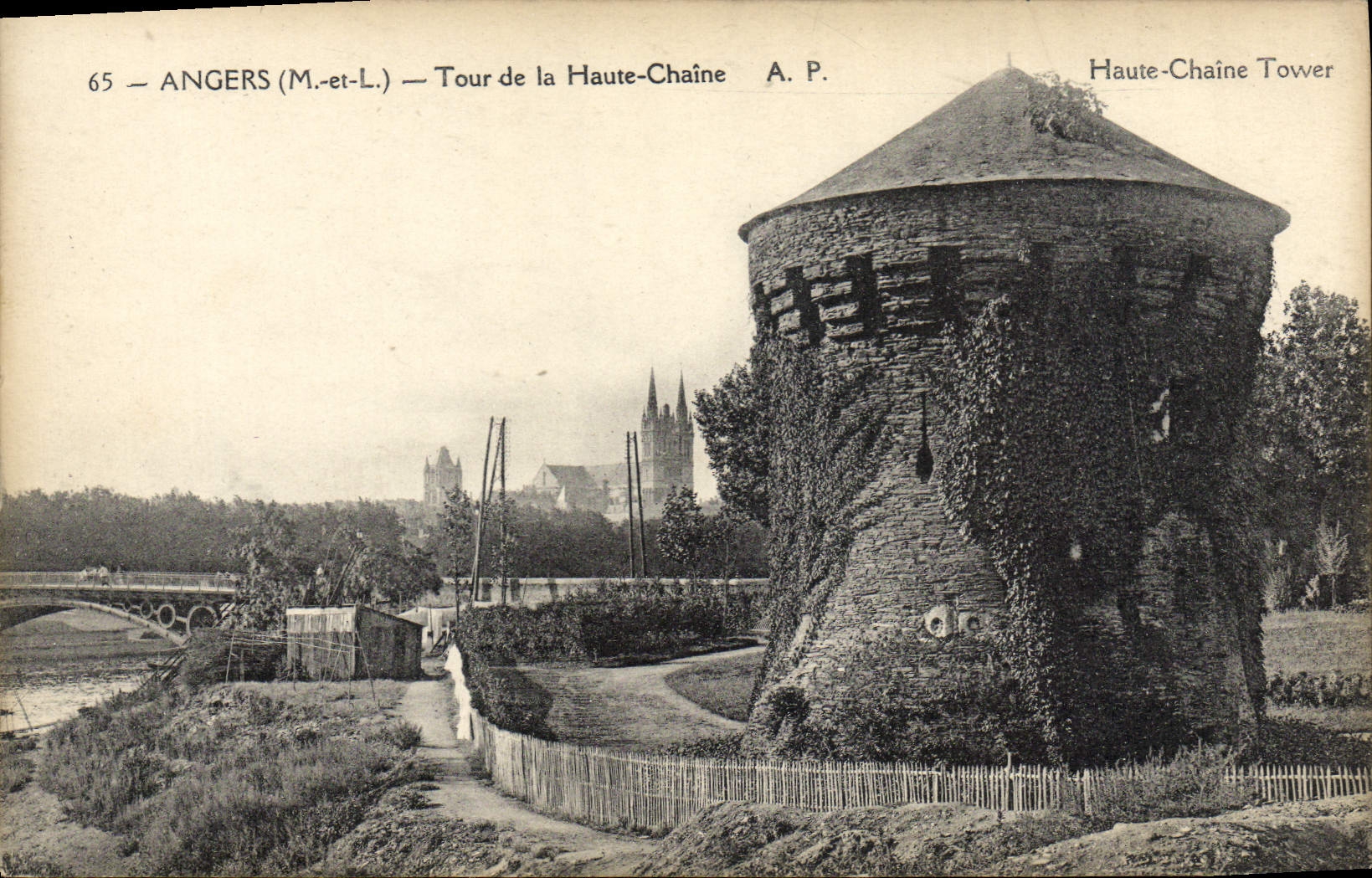 CPA Angers Tour De La haute Chaine