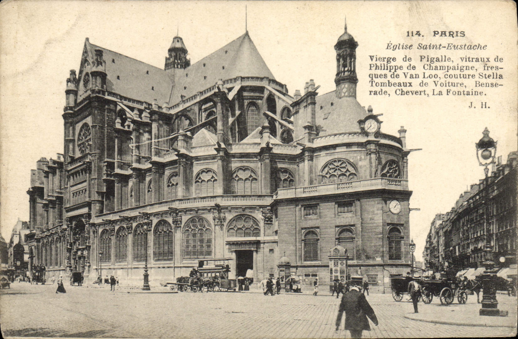 CPA Paris Eglise Saint Eustache