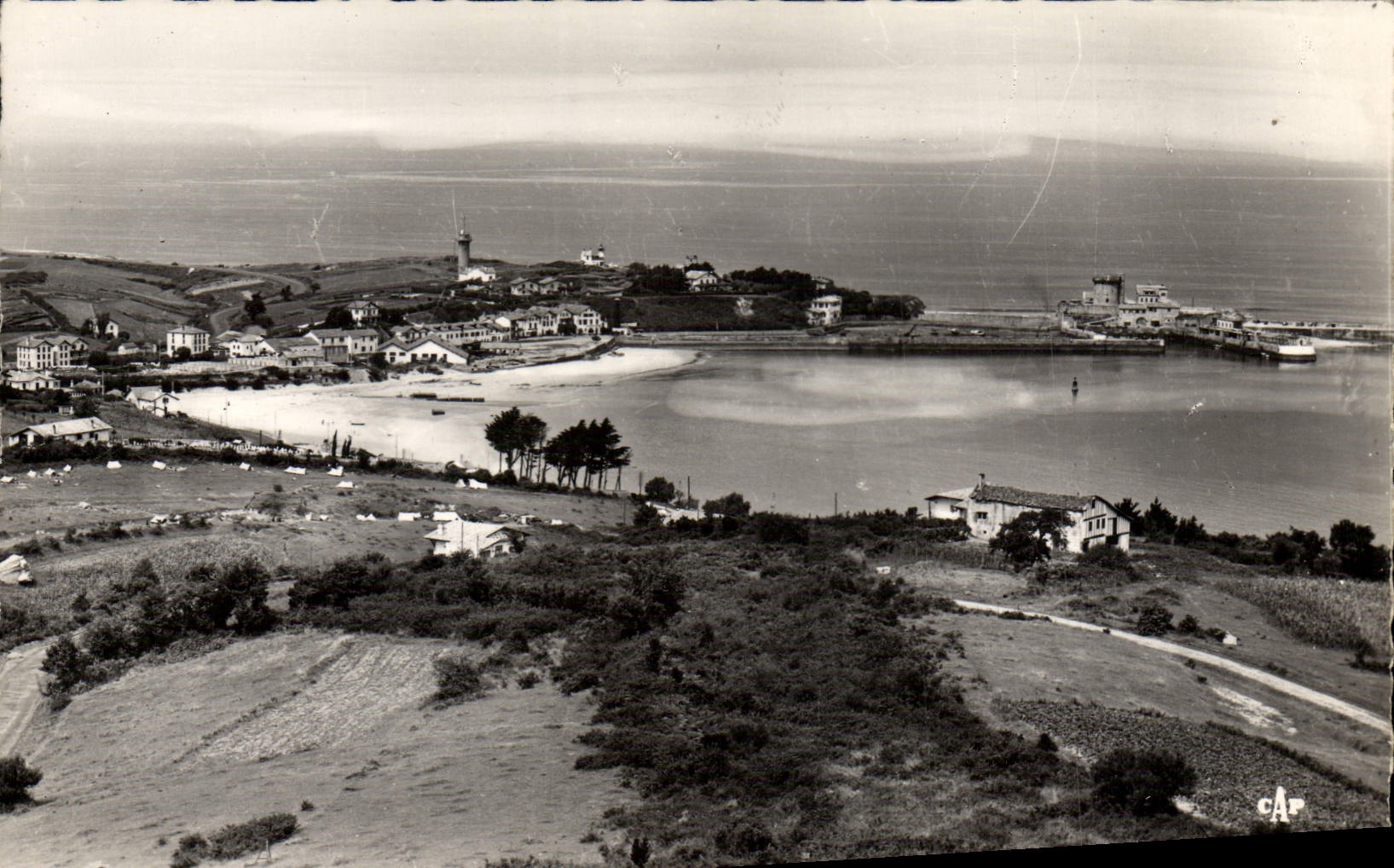 CPM Saint Jean De Luz Socoa Vu De La Tour De Bordagain
