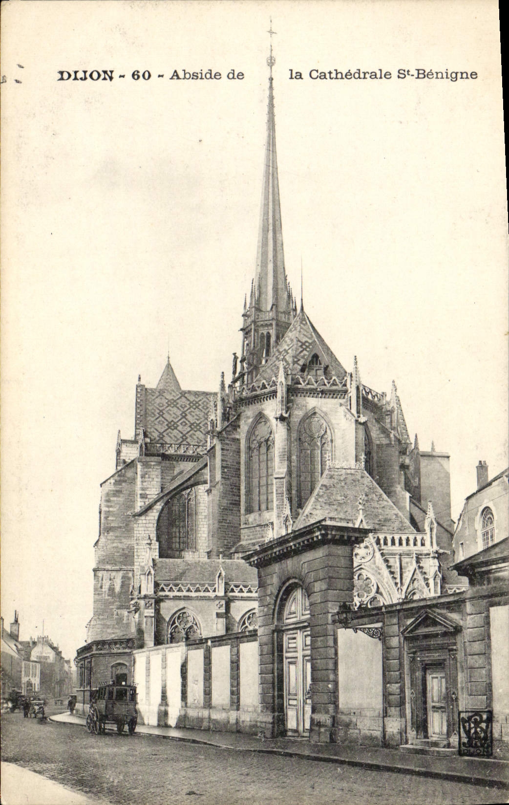 CPA Dijon Abside De La Cathedrale St Benigne